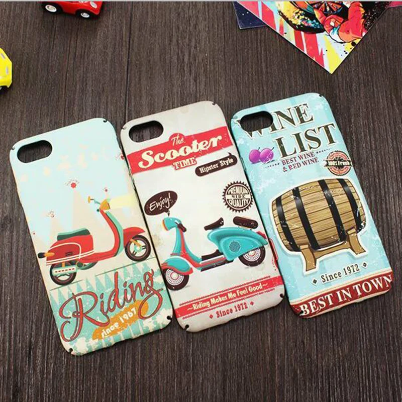 Мода световой автомобиля серии телефон case для iphone 6 6s plus 7 плюс 5S 5 se жесткий pc