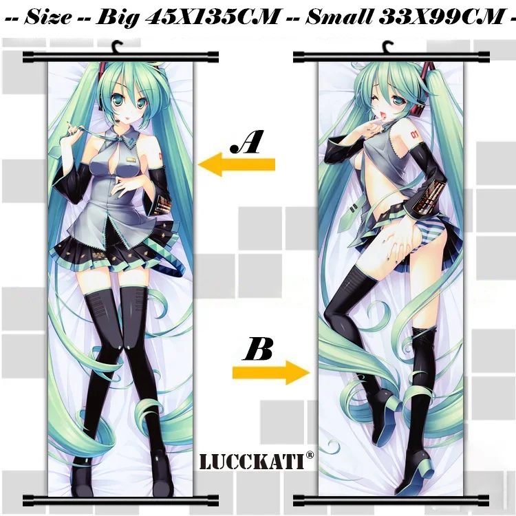 45X135 см Вокалоид Хацунэ Мику апплид Кеи фуцзита Саки каска мультфильм аниме