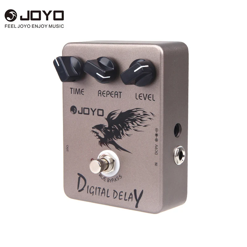Joyo JF 08 цифровой гитарные педали с эффектом Delay время задержки повторить уровня