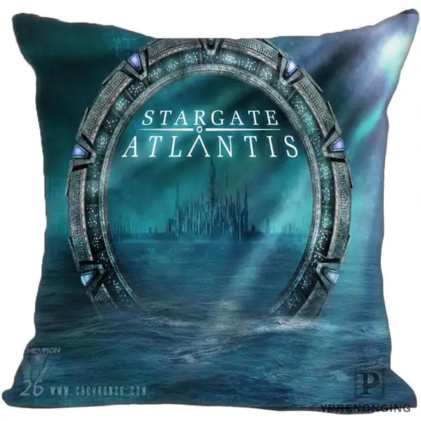 Square Pillowcases Изготовленная на заказ декоративная наволочка Sga старгейт Атлантис квадратном каблуке на молнии, накидка для подушки, лучший подарок 35X35,40x40,45x45 см(с одной стороны) 180516-59 - Цвет: Square Pillowcases