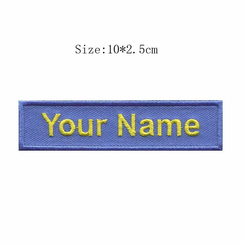 Your name 14 4 дюйма в ширину ваше имя вышивка патч на камуфляжной ткани нашивка для рубашки гладить на подложке горячей резки границы(16 цветов выбор - Цвет: Your name 14