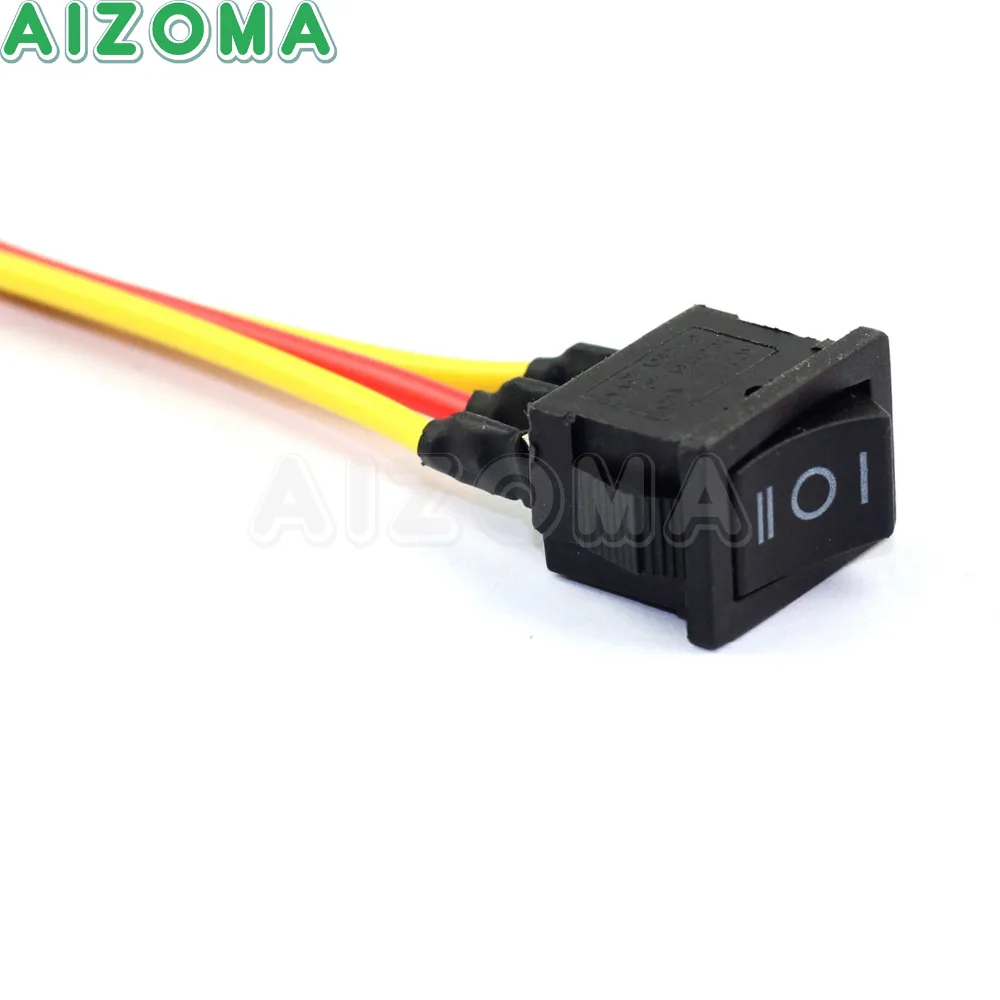 Мотоциклетный черный переключатель вкл/выкл универсальный пластиковый