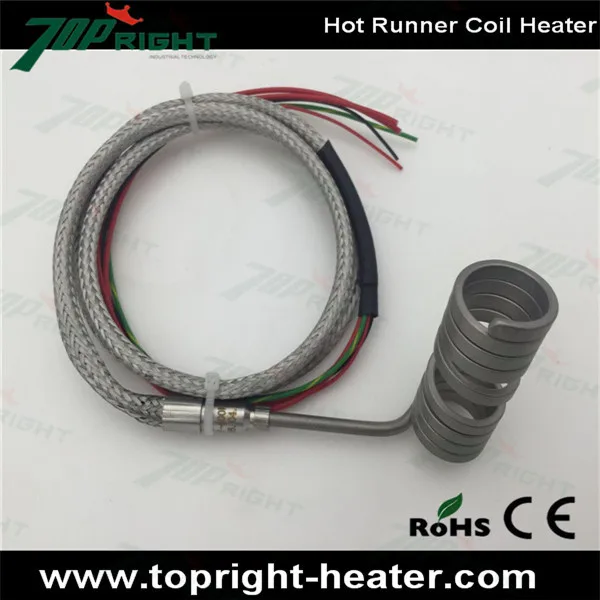 2 2x4 мм ID25x90mm 220v 500w горячий бегун Электрический нагреватель катушки|heater heater|heater