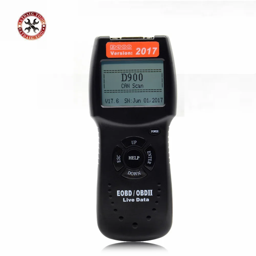 Считыватель кодов VSTM OBDII EOBD D900 считыватель OBD2 сканер версия 2017 CAN BUS данные в