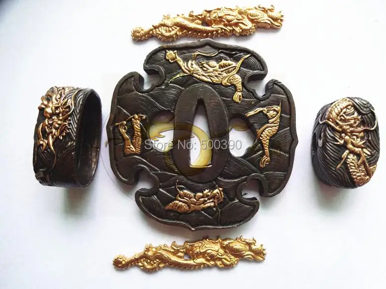 Костюм медной Tsuba Guard для японского самурайского меча Katana @ 2024|suit|suit suit |