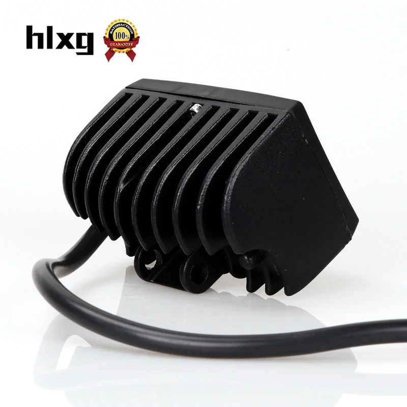 Hlxg 1 шт. мотоциклетные светодиодные противотуманные фары для трактора рабочие