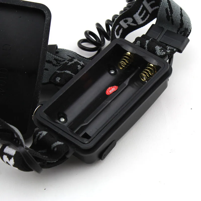 2000 люмен CREE XM-L T6 светодиодный масштабируемой головной светильник налобный фонарь светильник вспышки светильник 3 режима Пеший туризм кемпинг для рыбалки(только налобный фонарь