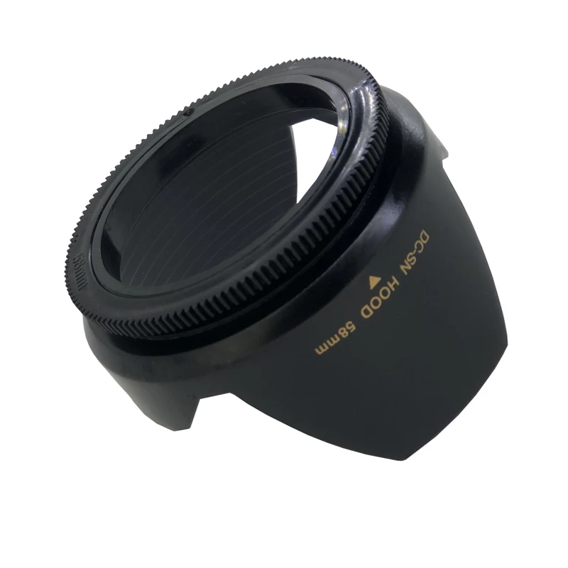 10pcs DC-SN 49 52 55 58 62 67 72 77mm Camera Lens Hood Flower Shape Lotus Type Screw Mount For canon nikon Sony SLR camera lens |