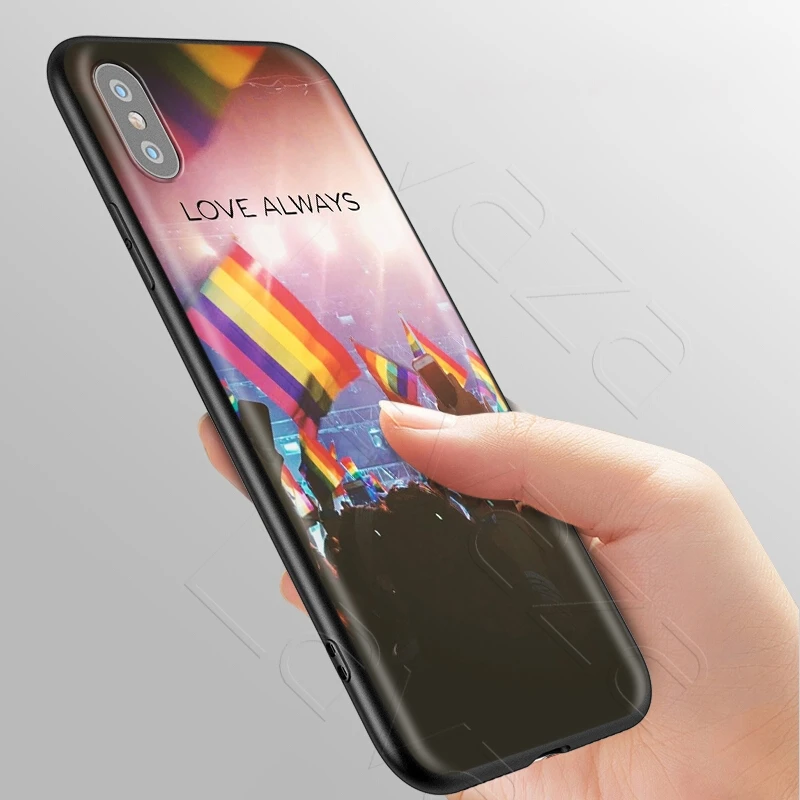 Лаваза гей лесбиянок ЛГБТ Радуга Прайд чехол для iPhone 11 Pro XS Max XR X 8 7 6 6S Plus 5 5s se |