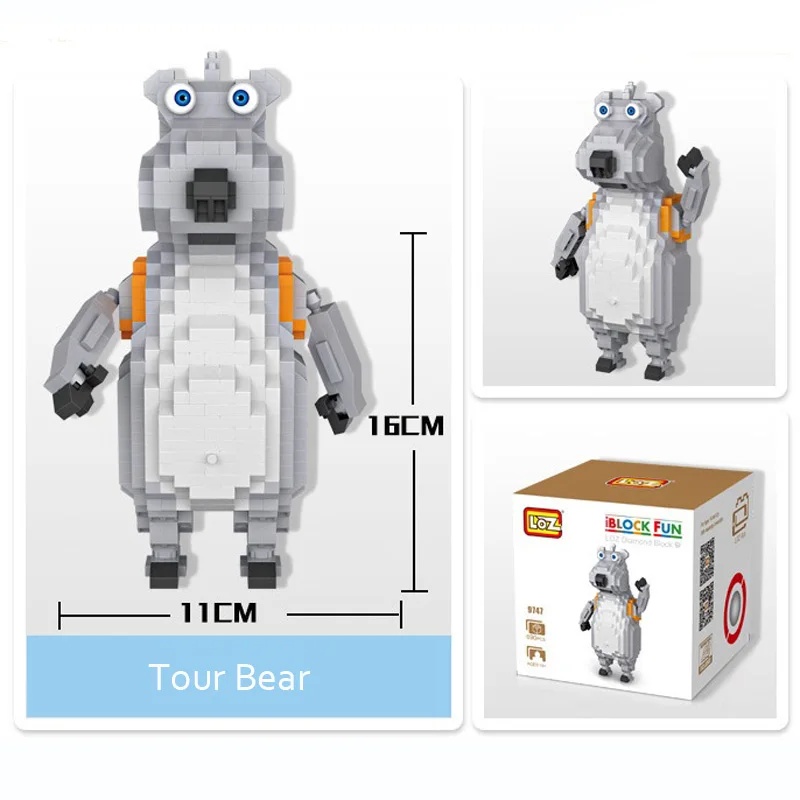 LOZ Polar Bear buliding кирпичей Конструкторы Игрушечные лошадки для детей подарок на день