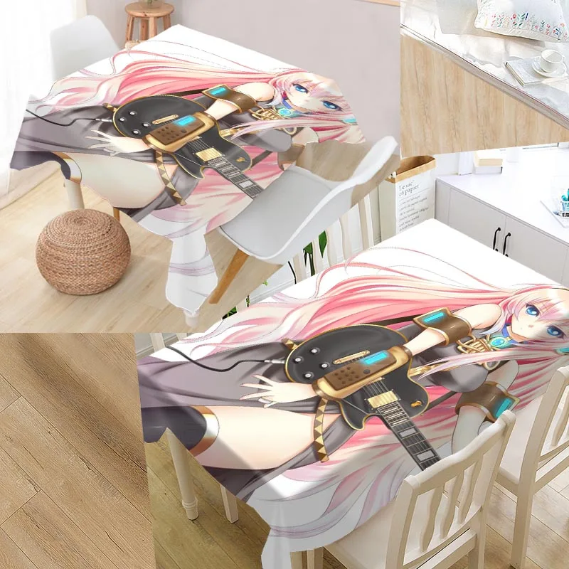 

Custom Luka Table Cover Rectangular Home Protection Decoration Elegant Wedding Waterproof Oilproof Tablecloth