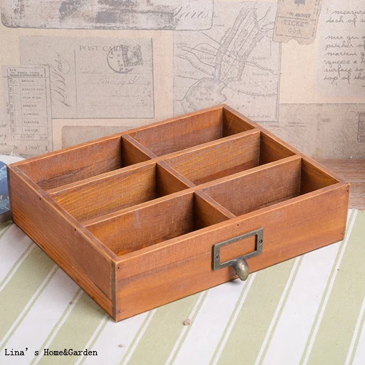 

vintage solid rectangle cheap wood tray with cutout handles