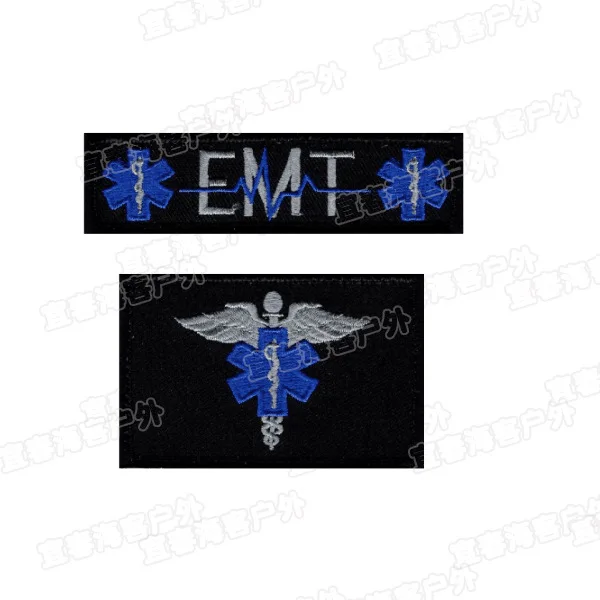 EMT звезда жизни/США флаг вышивка нашивка для поддержания боевого духа патчи фельдшер медик медицинская помощь крест эмблема значок