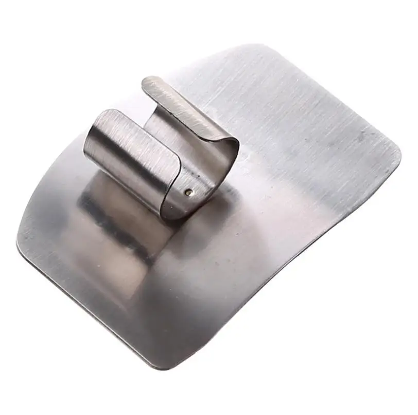 

Wholesale 3 pc/lot Kitchen gadgets cut protection protector kitchen stainless steel hand guards cut vegetables finger