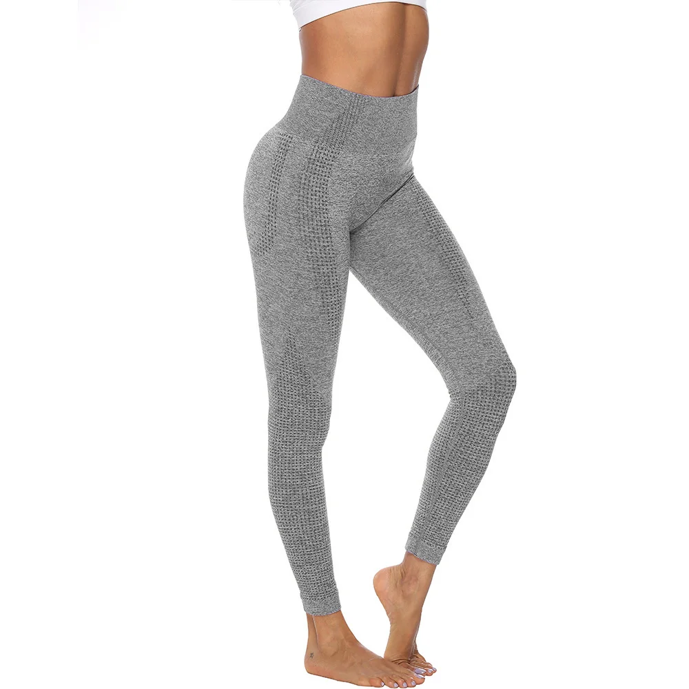 Grey FITTOO бесшовные леггинсы женские леггинсы для фитнеса женская спортивная одежда типа джеггинсов женские, с завышенной талией леггинсы для упражнений женские - Цвет: Grey
