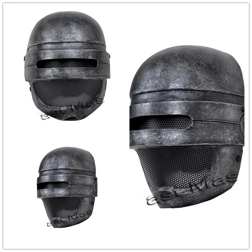 Пейнтбол страйкбол проволочная сетка атака Robocop Полное Лицо Маска M054-A