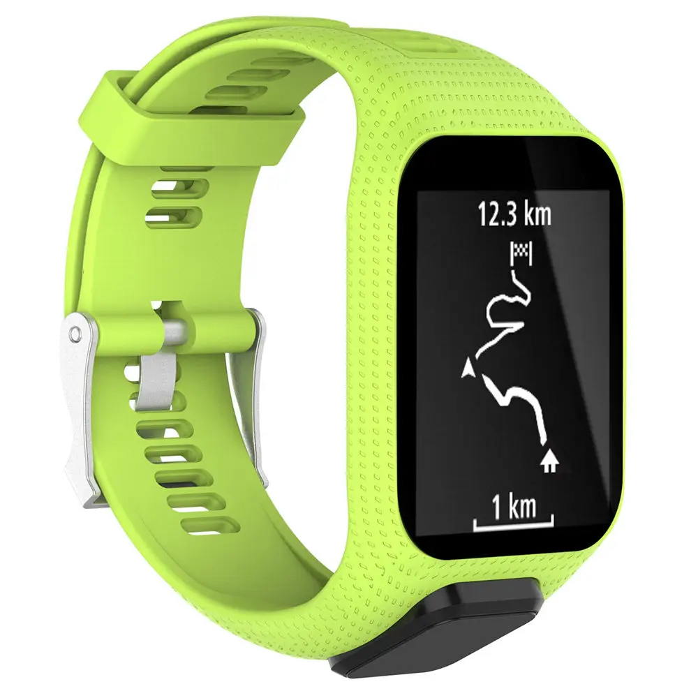 Силиконовый ремешок для часов TomTom Runner 2/3 Spark /Spark 3 /Golfer 2/браслет наручных