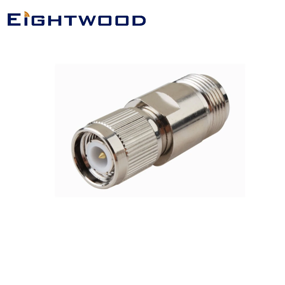 

Eightwood 5PCS N to TNC RF Coaxial Adapter N Jack Female to TNC Plug Male Straight RF Coaxial Connector 50 Ohm Between Series