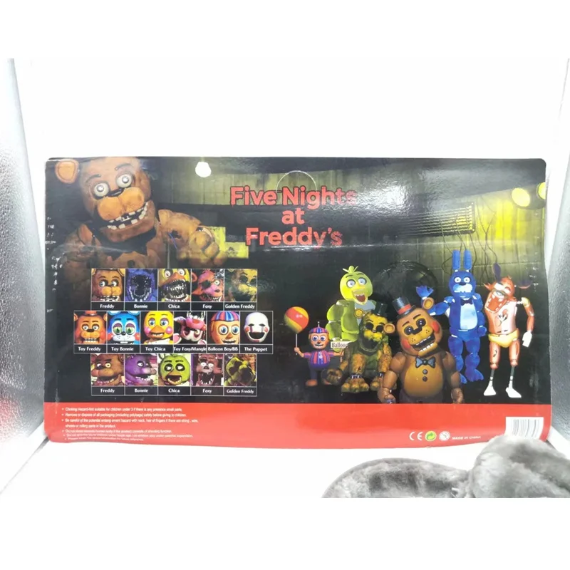 FNAF подвижные шарниры пять ночей у Фредди игрушки Фокси Чика ПВХ модели кукол