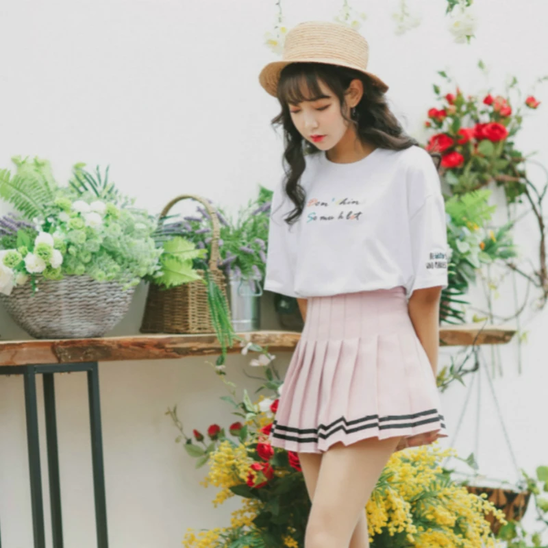 Ulzzang элегантный дизайн женские плиссированные юбки мини юбка Лето Kawaii Высокая