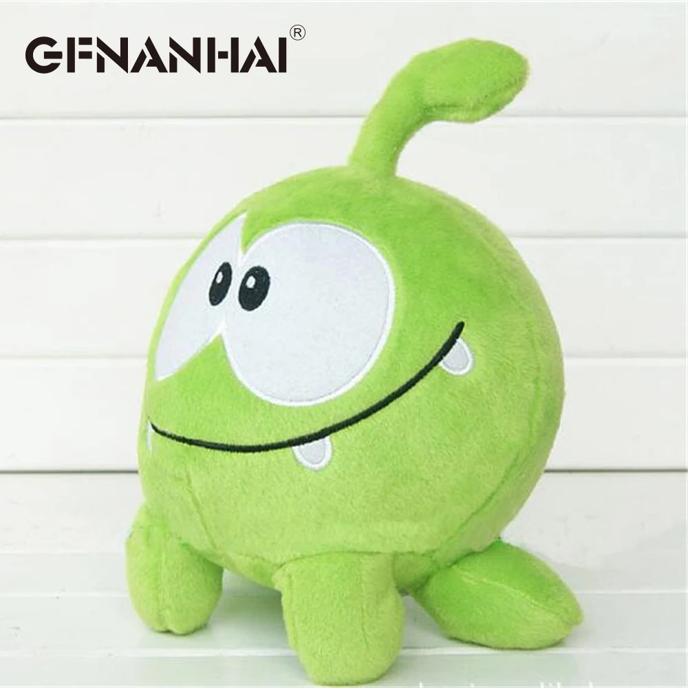 1 шт. 20 см Kawaii om nom Frog плюшевая игрушка набивная веревка мягкая резиновая фигура
