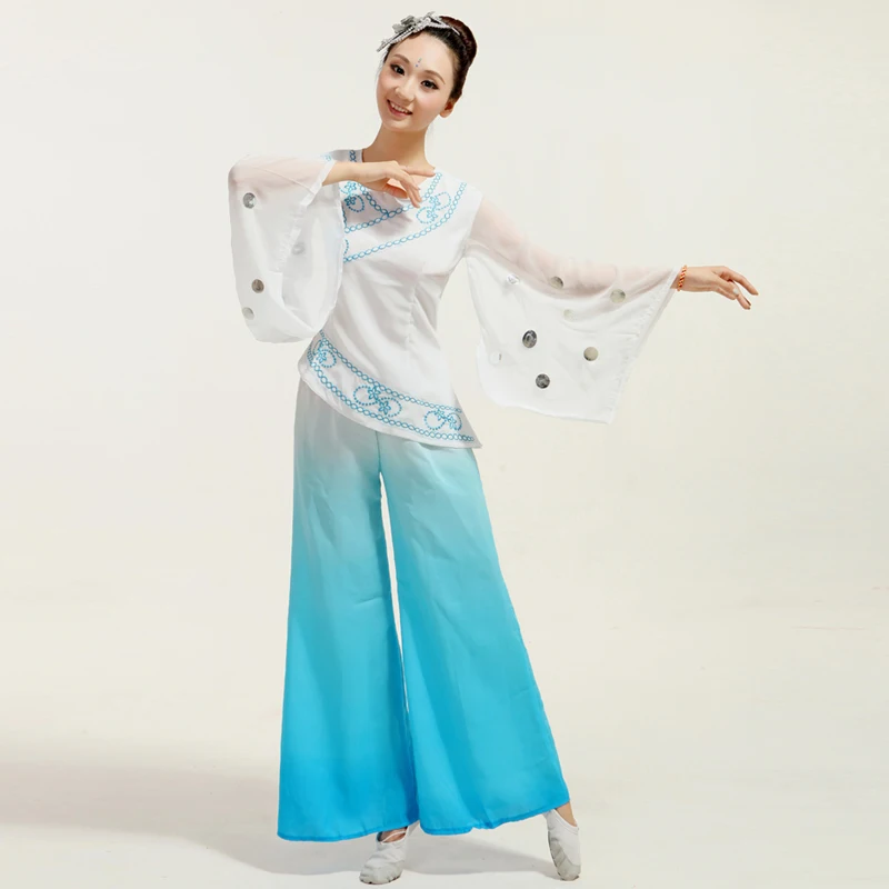 3XL Женский танцевальный костюм с блестками женское платье для танцев блузка +