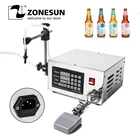 Машина для розлива ZONESUN, полуавтоматический насос для заполнения жидких Бутылок, наполнитель для розлива кристальных дисплеев