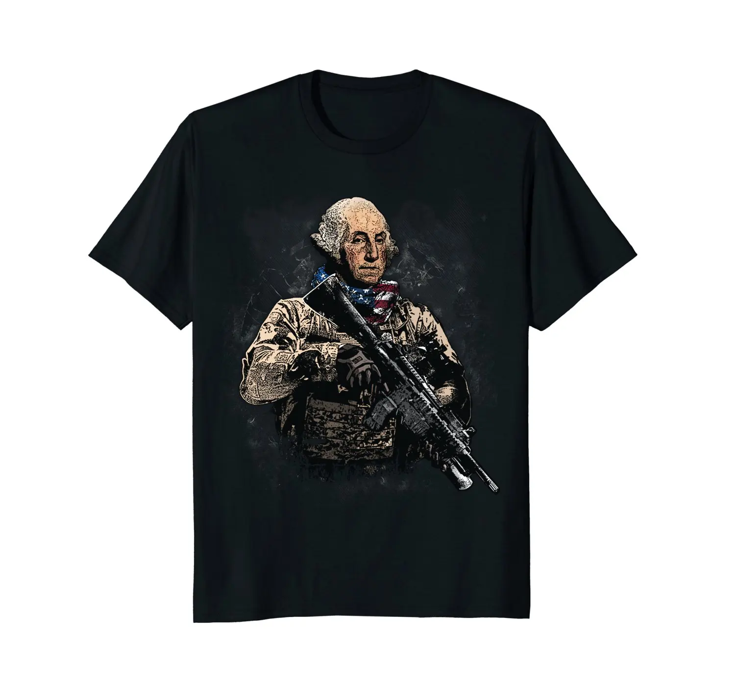 

2019 New Brand Cheap Sale 100 % Cotton Presidential Soldiers: George Washington T-Shirt Graphic Shirts