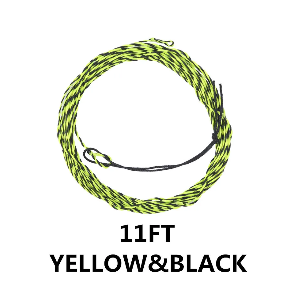 11FT YELLOWBLACK Maximumcatch 17LB 11 футов/12 футов/13 футов Тенкара нахлыстом леска 3,3 м/3,6 м/3,9 м плетеная леска - Цвет: 11FT YELLOWBLACK