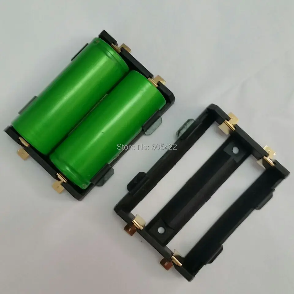 10 шт./лот SMD SMT двойной слот 26650 чехол для аккумулятора коробка 3D принтера|battery
