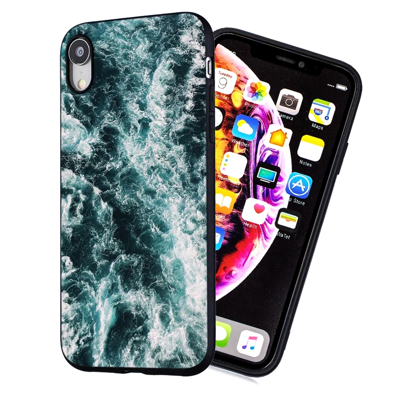 Ультратонкий чехол для телефона iPhone X XR XS Max с рисунком 5 6 7 8 5S 6S SE силиконовый из