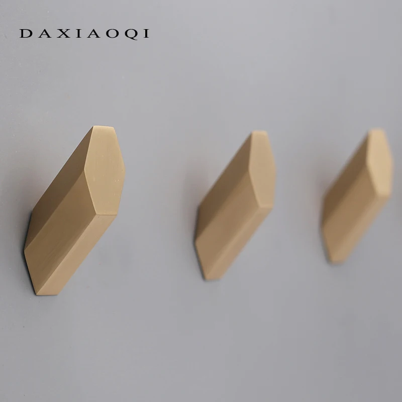 Скандинавский латунный матовый крючок для халата пальто ванной комнаты