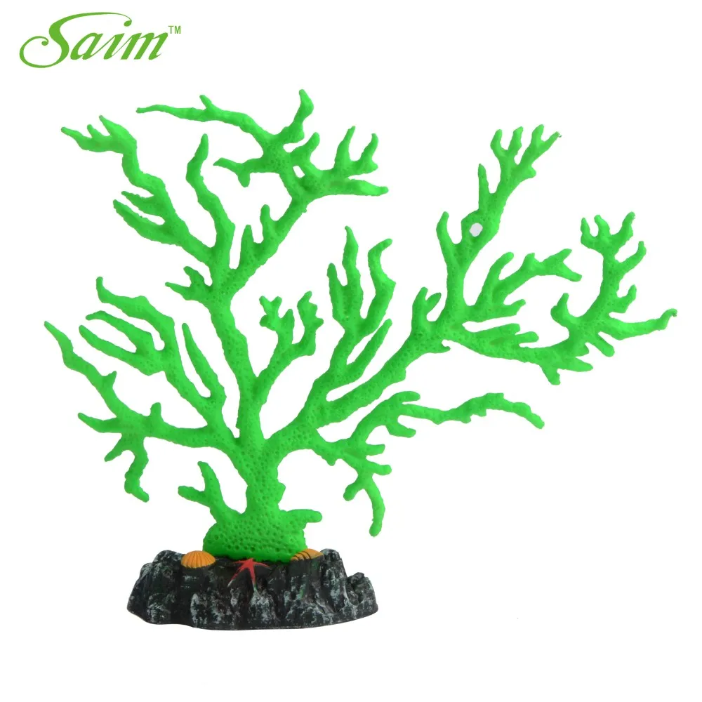 6 3 &quotаквариум искусственные растения силиконовые коралловые аквариумные рыбки