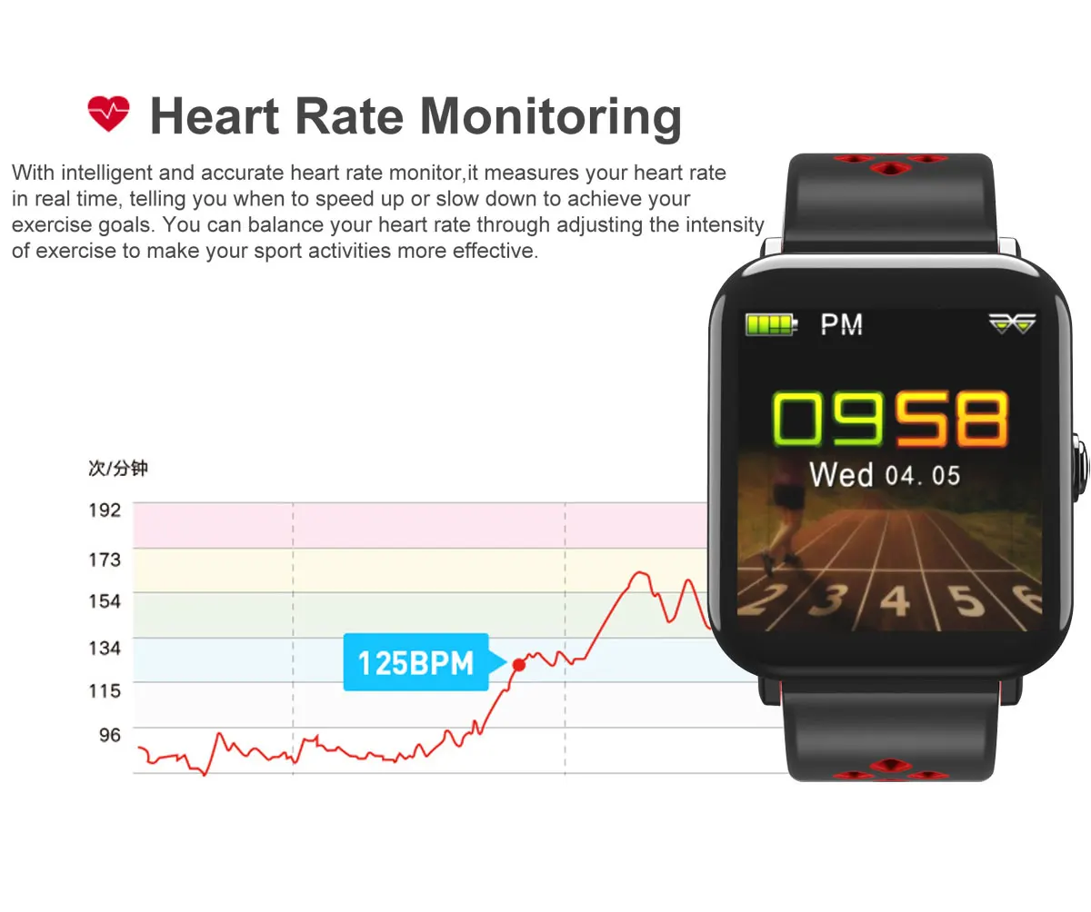 VERYFiTEK DM06 Смарт-часы монитор сердечного ритма IP68 Водонепроницаемый Фитнес-браслет для мужчин и женщин спортивные Смарт-часы для IOS Android