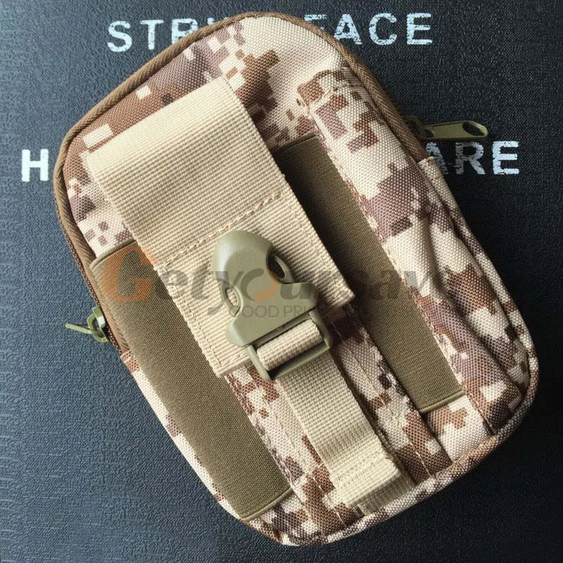 Airsoft спортивный военный 600D MOLLE тактический жилет поясная сумка для наружного охотничьего оборудования - Цвет: Digital Camo