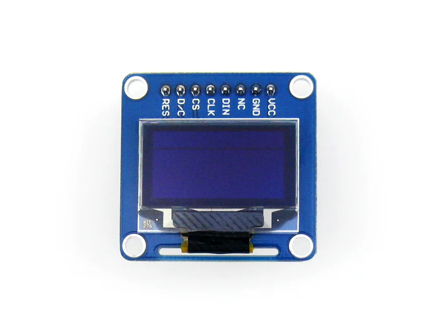 0 96 дюймовый OLED (B) дисплей интерфейсы SPI/I2C вертикальный контактный разъем чип SSD1306