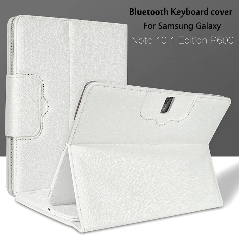 Для Samsung Galaxy Note 10 1 2014 Edition P600 P601 P605 T520 Bluetooth клавиатура Портфолио Folio PU кожаный чехол