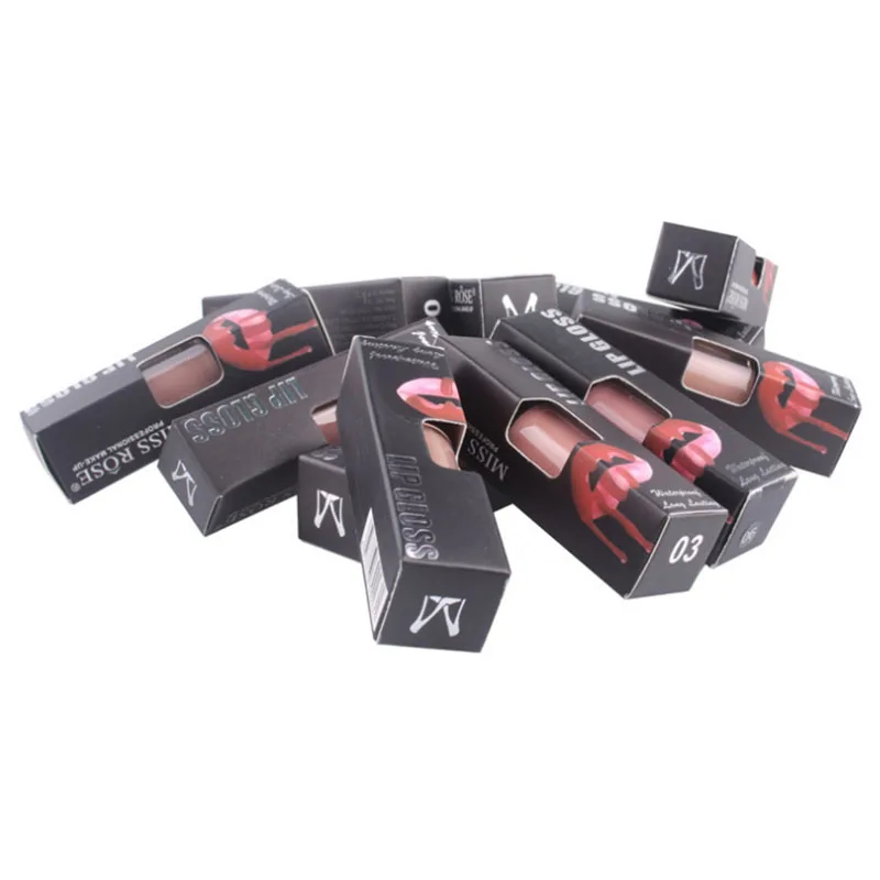 MISS ROSE 1 шт Матовый Блеск для губ водостойкая долговечная Mate Batom не выцветает