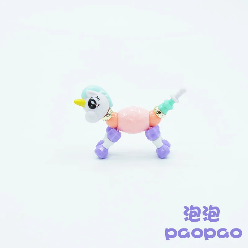 TOY026 1 шт., волшебный браслет с животными, скрученные браслеты для детей, скрученные браслеты для девочек, классические игрушки, волшебные трюки, вечерние игрушки, подарки на Рождество - Цвет: TOY026
