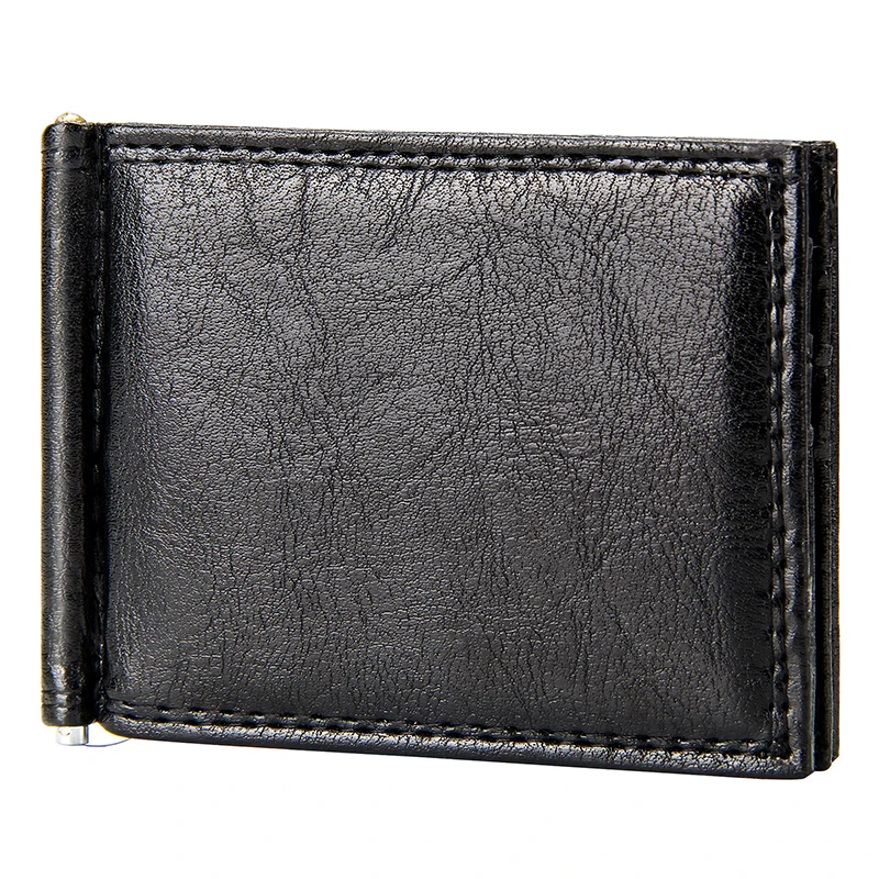 Мужской короткий кошелек из искусственной кожи с отделением для карт и роскошный