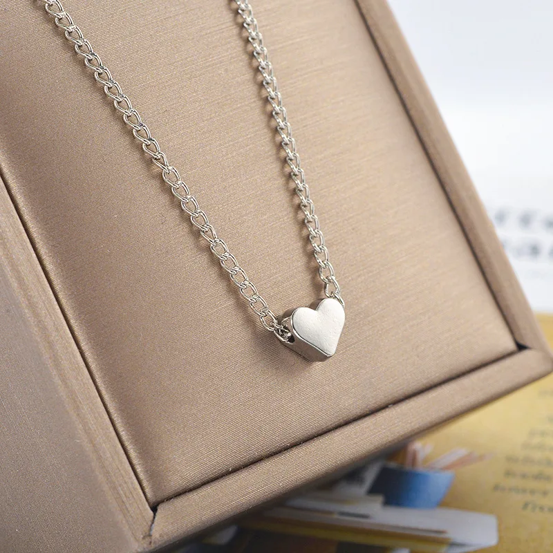 Мода Простой Любовь короткое ожерелье для женщин колье до ключиц Bijoux Femme