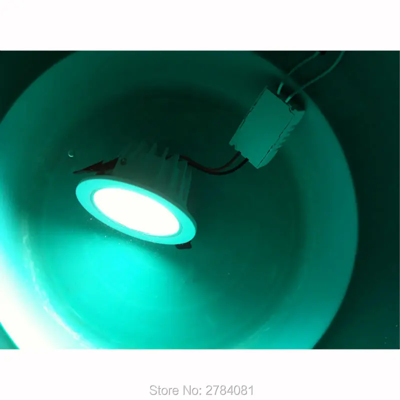 3 года гарантии 18 Вт IP65 LED Подпушка свет Водонепроницаемый LED Подпушка свет затемнения IP68 удара потолочные встраиваемые лампы
