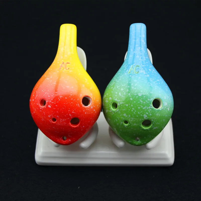 Ocarina звездная серия круглая головка 6 отверстий альт C Стильный музыкальный
