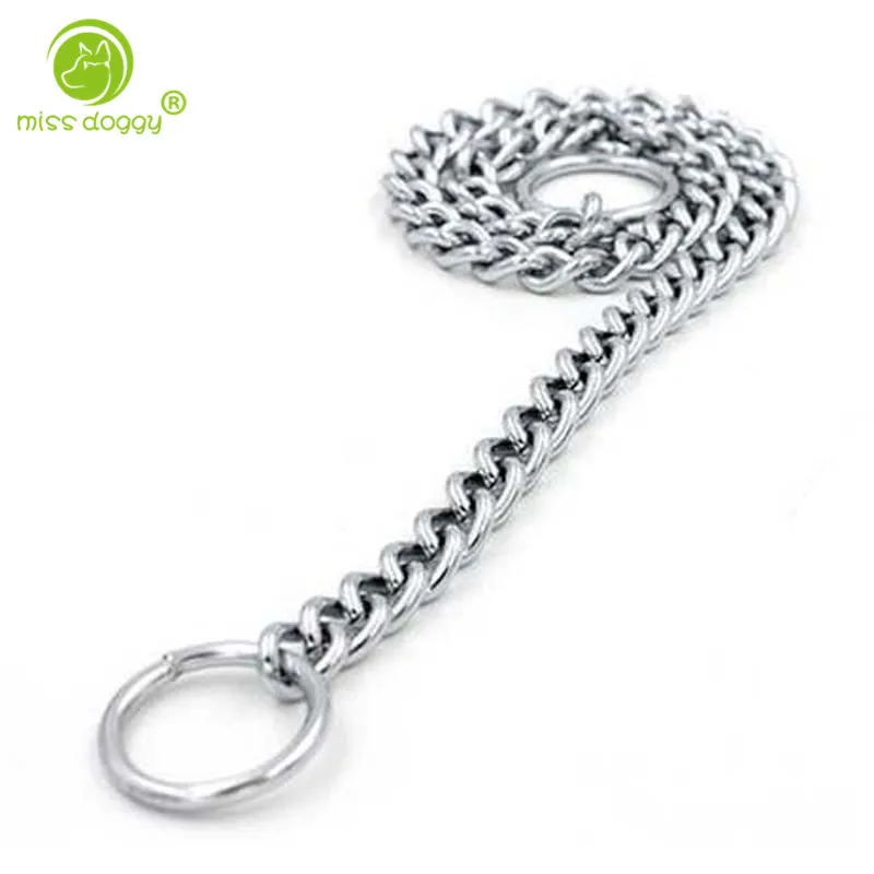 Новый дизайн двойной круг ошейник для собак высокое качество прочный железный