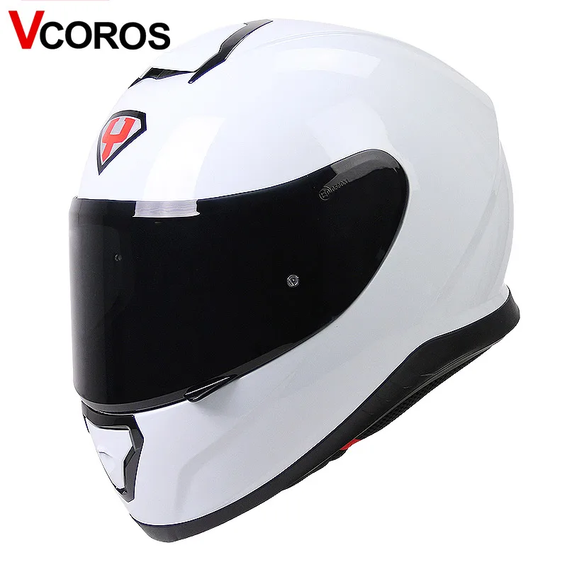 Новый VCOROS анфас moto rcycle шлем YOHE индивидуальность локомотив гонки шлемы обувь для