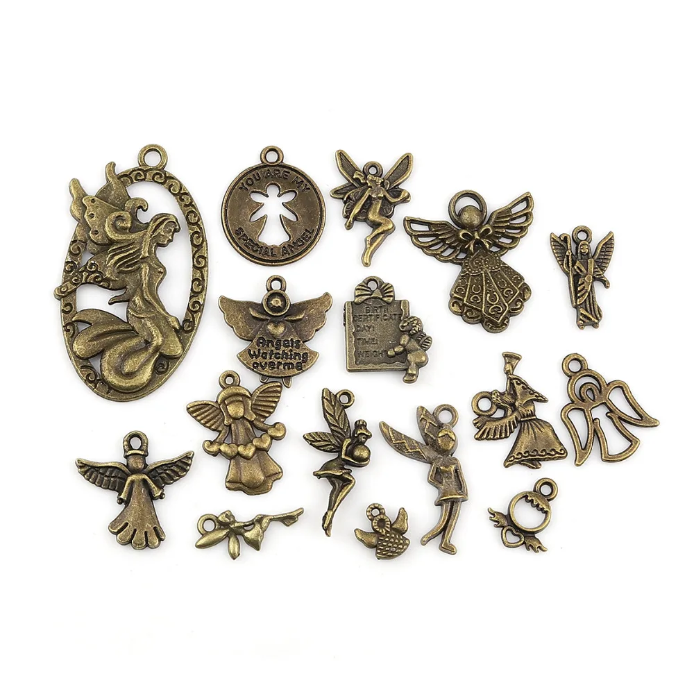 DoreenBeads модные подвески из сплава на основе цинка DIY смешанные античные бронзовые