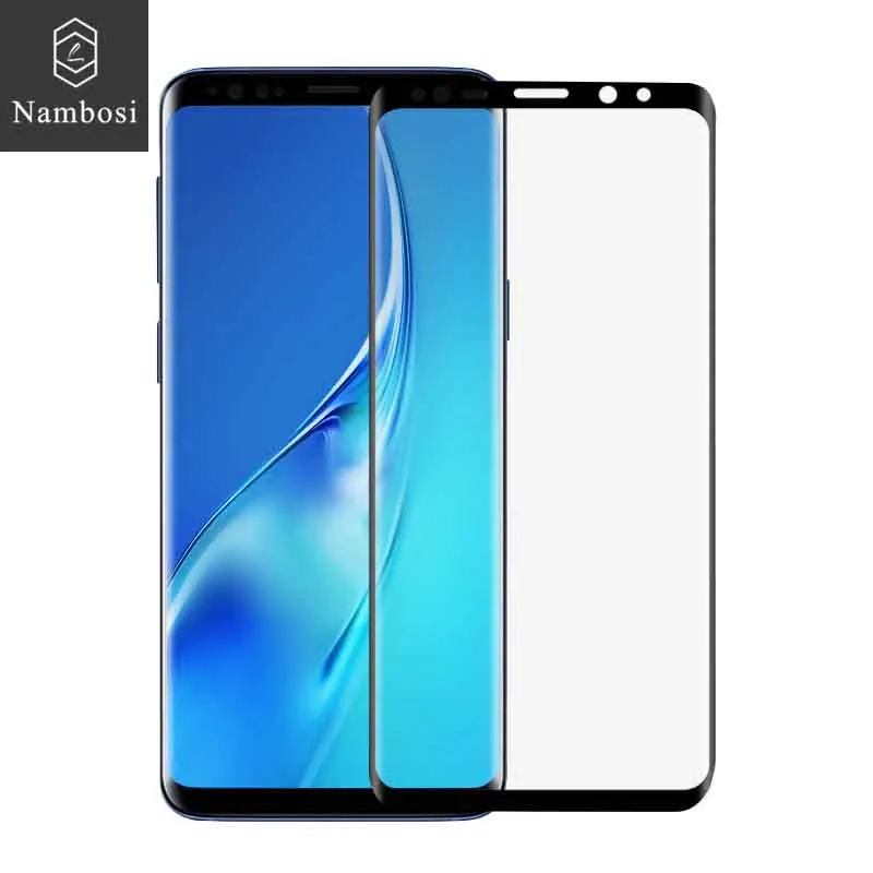 3D полное покрытие закаленное стекло для samsung galaxy note 8 9 Защита экрана двойное