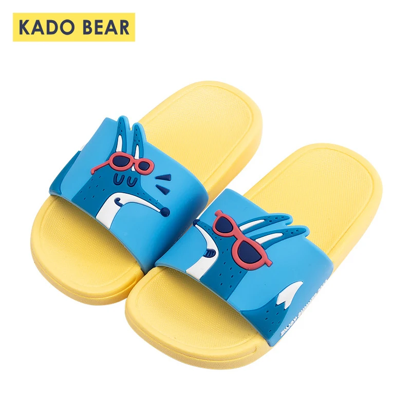 Дети мультфильм животные Домашние садовые туфли для маленьких мальчиков и