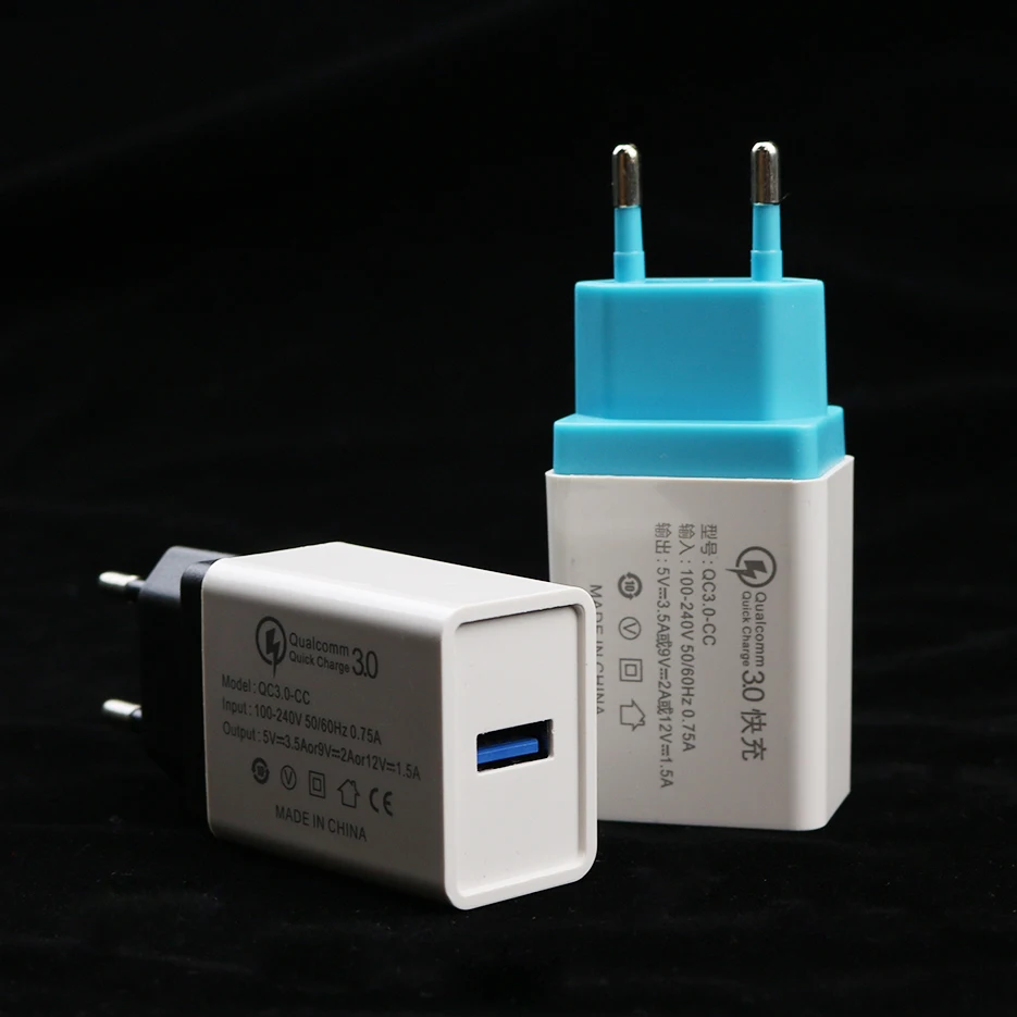 Evewher Quick 3 0 5V зарядка USB зарядное устройство EU Быстрая для мобильных телефонов