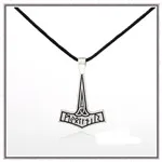 Skyrim готический 3D металлический молоток кулон ожерелье s Mjollnir Тор подвеска в виде молотка норвежский викинг Ретро Руна мужские ювелирные изделия ожерелье подарок